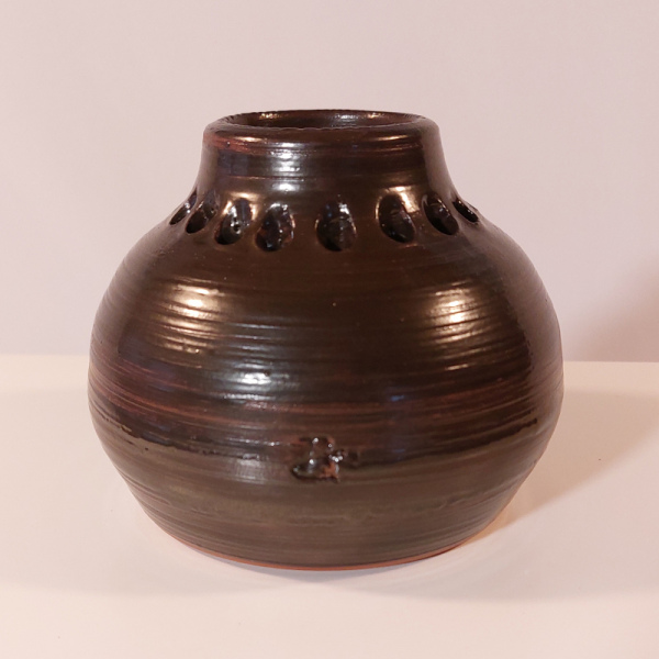  V-0003: Vase / Steckvase ca.11x9 cm