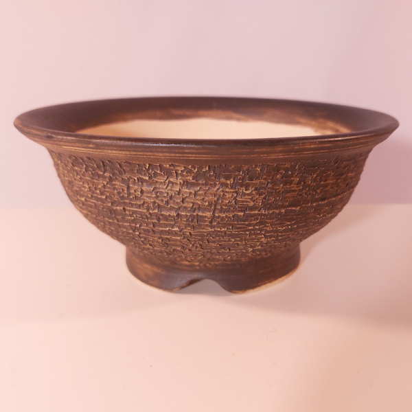 WGM-0055: Schale Braunstein ca. 17x9 cm