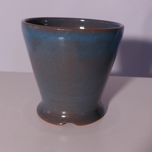 RGS-0002: kleine blaue Kaskadenschale ca. 10x10 cm