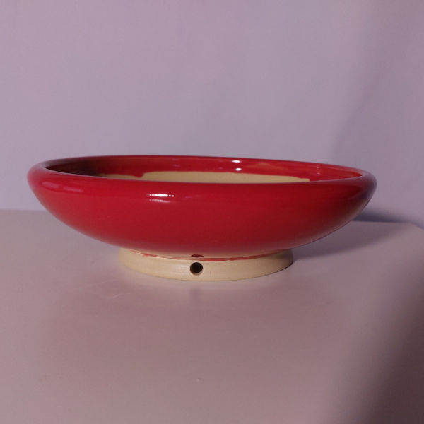 WGM-0047: rote Schale ca. 18x5 cm